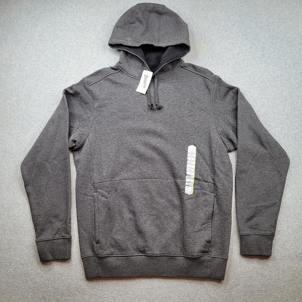 Duluth Fleece Pullover Hoodie Mens Medium Dark Gray Relaxed Fit 80624